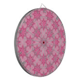 Roze en wit dartbord (Voorkant Links)