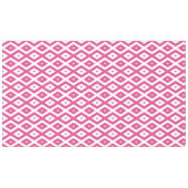 Roze en wit diamantpatroon tafelkleed (Voorkant (Horizontaal))