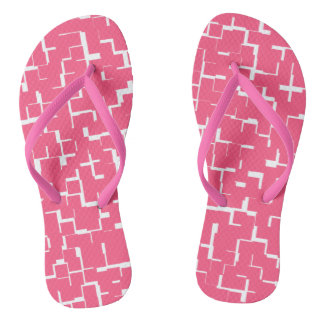 Roze en wit doolhof, paar Teenslippers, yoga Teenslippers
