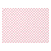 Roze en wit geruit cheque katoen dineren tafelkleed (Voorkant (Horizontaal))