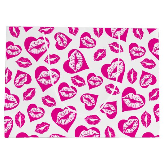 Roze en wit houden meer van je groot cadeauzakje (Achterkant)