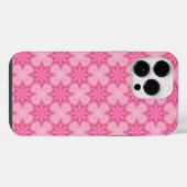 Roze en Wit iPhone Hoesje (Achterkant horizontaal)