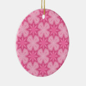 Roze en wit keramisch ornament (Rechts)