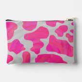 Roze en Wit Koe Patroon Etui (Achterkant)