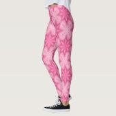 Roze en wit leggings (Links)