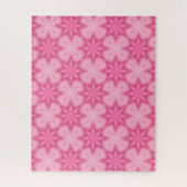 Roze en wit legpuzzel (Verticaal)