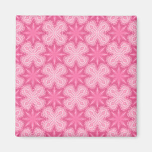 Roze en Wit Magneet