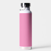 Roze en wit | Modern monogram Waterfles (Rechts)