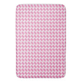 Roze en wit Moderne Scherpe Golven Badmat (Voorkant Verticaal)