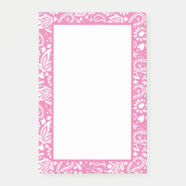 Roze en Wit Paisley Patterned  Post-it® Notes