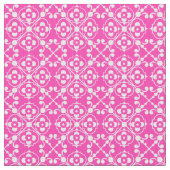 Roze en wit  patroon stof (Close Up)
