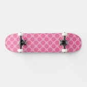 Roze en wit persoonlijk skateboard (Horizontaal)