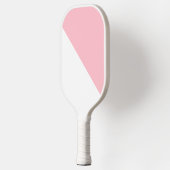 Roze en wit pickleball paddle (Links)