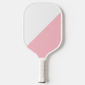 Roze en wit pickleball paddle (Achterkant)