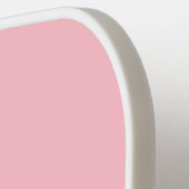 Roze en wit pickleball paddle (Links Detail)