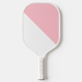 Roze en wit pickleball paddle (Voorkant)