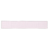 Roze en Wit Plaid Tafelloper  Charm (Horizontaal)