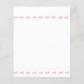 Roze en Wit Rocking Horse  T/F spel Flyer (Achterkant)