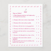 Roze en Wit Rocking Horse  T/F spel Flyer (Voorkant)