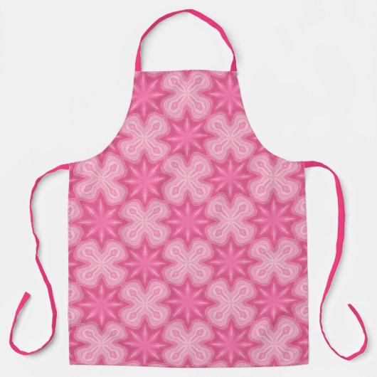 Roze en wit schort (Voorkant)