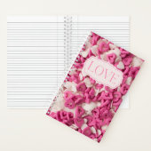 Roze en wit Snoep Harten Sweets Liefde Notitieboek (Binnen)