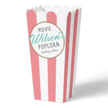 Roze en Wit Special Event Movie Night Popcorn