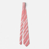 Roze en wit stropdas (Achterkant)