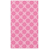 Roze en wit tafelkleed (Voorkant)