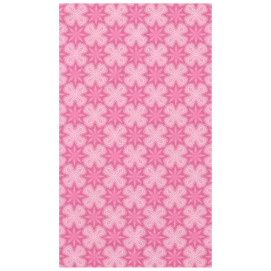 Roze en wit tafelkleed (Voorkant)