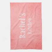 Roze en Wit Theedoek (Verticaal)