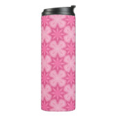 Roze en wit thermosbeker (Gedraaid links)