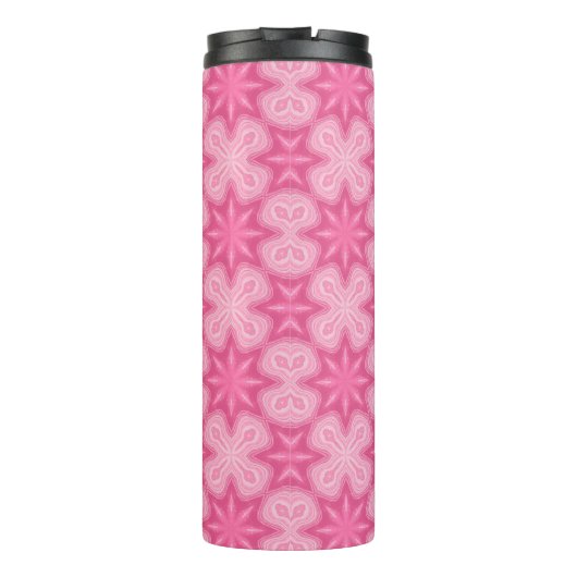 Roze en wit thermosbeker (Achterkant)