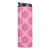 Roze en wit thermosbeker (Geroteerd rechts)