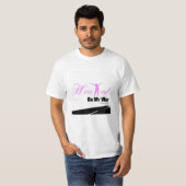 Roze en wit Verhit op mijn Way T-Shirt (Voorkant volledig)