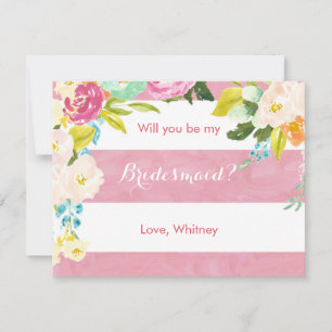 Roze en wit worden mijn briefkaart