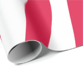 Roze en wit zebra patroon cadeaupapier (Rol Hoek)