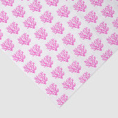 Roze en wit zee koraalpapier tissuepapier (Detail)