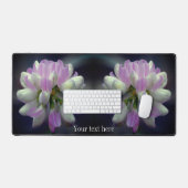 Roze en witte aanjager Sluiten Aangepast Bureaumat (Keyboard & Muis)