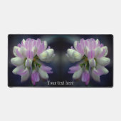 Roze en witte aanjager Sluiten Aangepast Bureaumat (Voorkant)