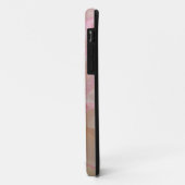 Roze en witte anjer iPhone 5 Hoesje (Achterkant/links)
