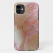Roze en witte anjer iPhone 5 Hoesje (Achterkant)