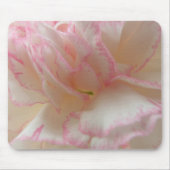 Roze en witte anjer Mousepad Muismat (Voorkant)