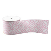 roze en witte Antiek Tegel matching Grosgrain Lint (Spoel)
