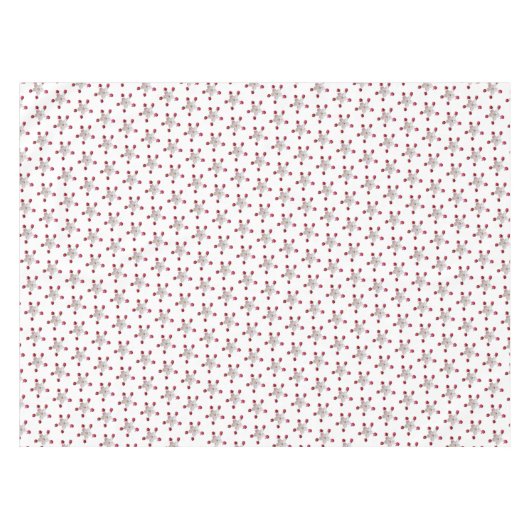 Roze en witte appel bloesem op wit tafelkleed (Voorkant (Horizontaal))