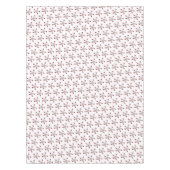 Roze en witte appel bloesem op wit tafelkleed (Voorkant)