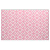 Roze en witte Argyle Print Chevron stof (Yard (91,4 cm))