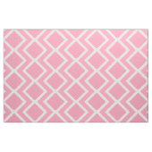 Roze en witte Argyle Print Chevron stof (Fat Quarter)