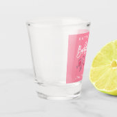 Roze en Witte Bachelorette-feestje Shot Glas (Links)