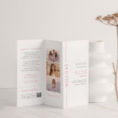 Roze en Witte Bat Mitzvah-drievoudig programma