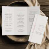 Roze en Witte Bat Mitzvah-drievoudig programma